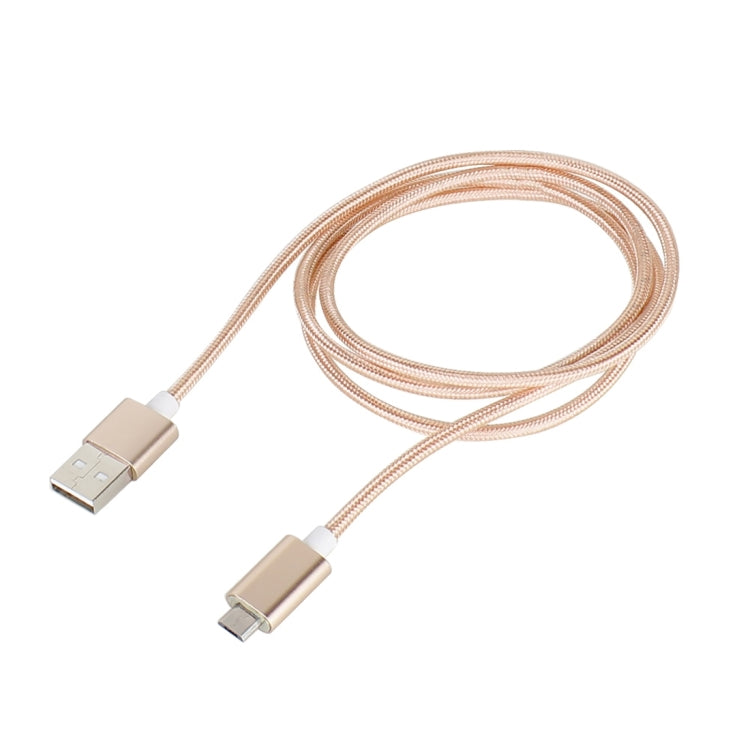 1.2m Magnetic Style 5V 2A Micro USB to USB 2.0 Data / Charging Cable for Samsung HTC LG Sony Huawei Lenovo and other Smartphones (Gold)