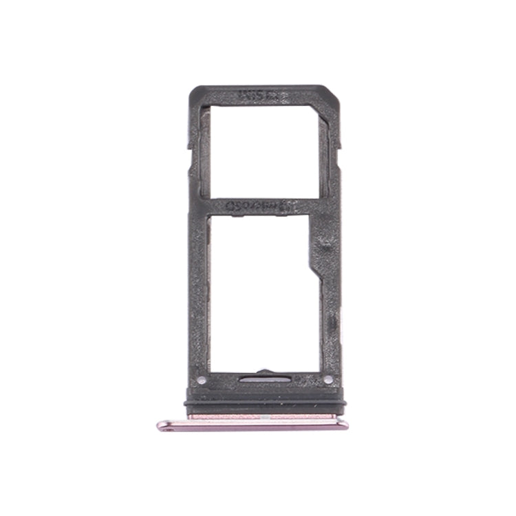 SIM Card Tray + Micro SD Tray for Samsung Galaxy S8 (Pink)