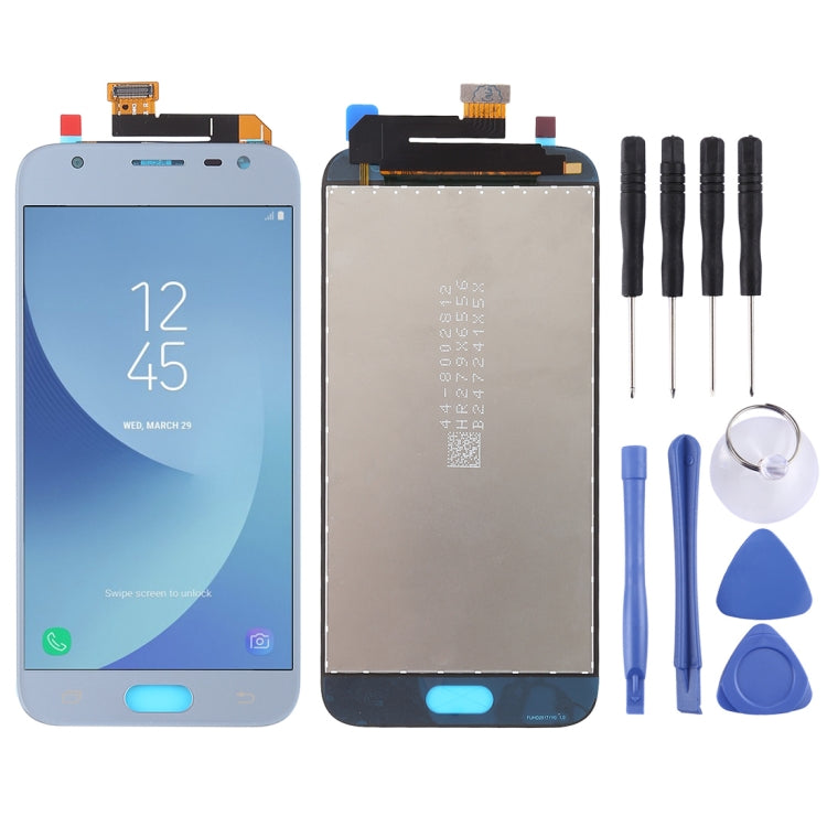 Ecran LCD et Numériseur Tactile d'Origine pour Samsung Galaxy J3 (2017) J330F / DS J330G / DS (Bleu)