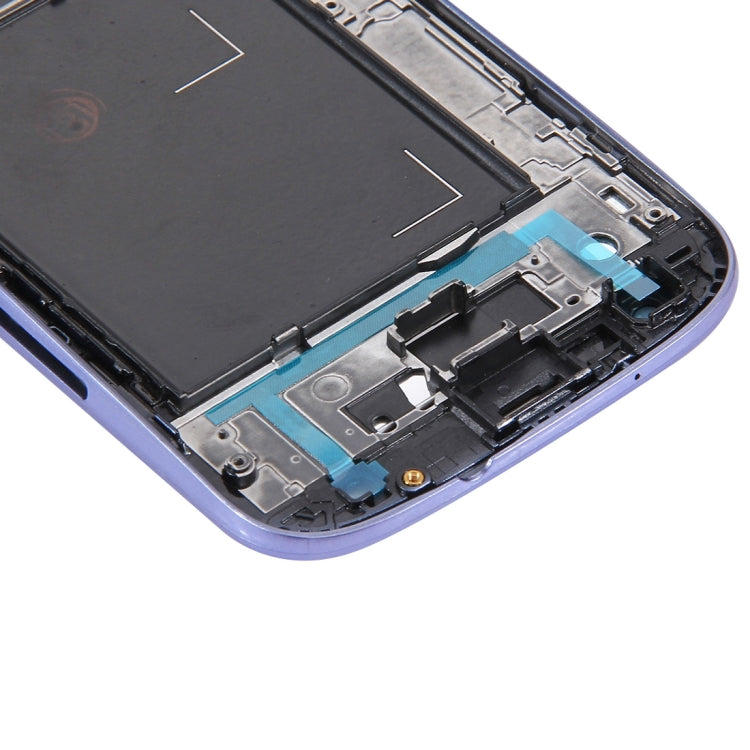 Ecran LCD (TFT 4,65 pouces) + Dalle tactile avec cadre pour Samsung Galaxy S3 / i9300 (Bleu galet)