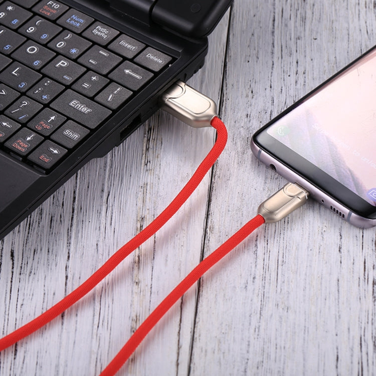 1m 2A USB-C / Type-C vers USB 2.0 Data Sync Câble de Chargeur Rapide pour Galaxy S8 et S8+ / LG G6 / Huawei P10 et P10 Plus / Oneplus 5 et autres Smartphones (Rouge)
