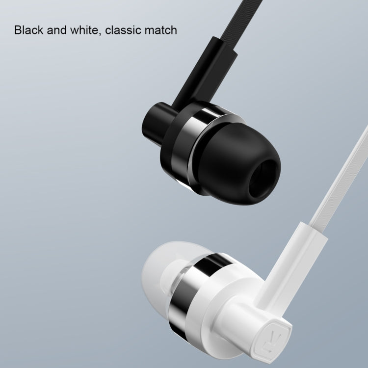 Langsdom MJ61 Écouteurs intra-auriculaires à fil rond (Blanc)