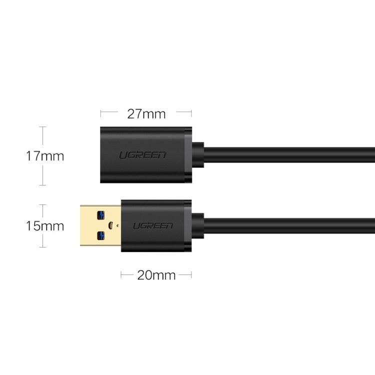 UVerde 1,5 m USB 3.0 mâle à femelle câble d'extension de transmission de synchronisation de données super vitesse