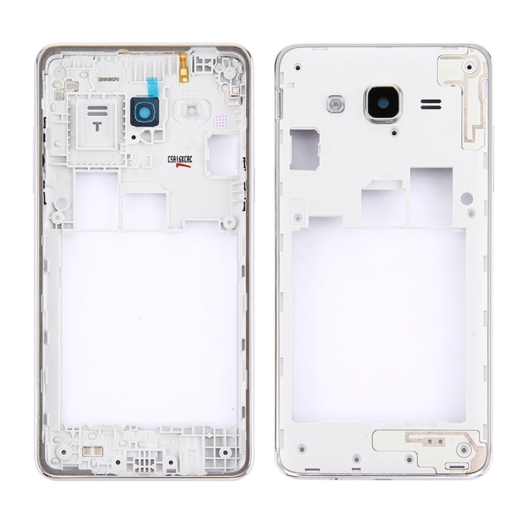 Cadre central pour Samsung Galaxy On5 / G5500 (version double carte) (Argent)