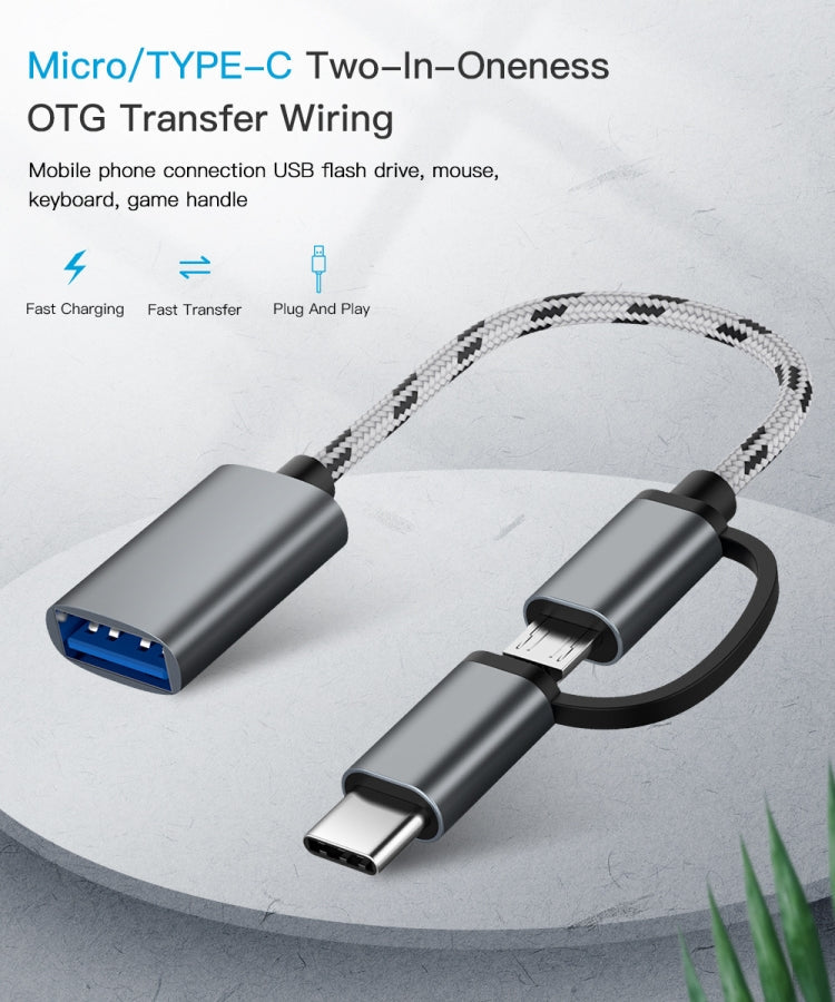 Adaptador de USB A hembra a USB tipo C macho - Compatible con OTG – R7D  Store