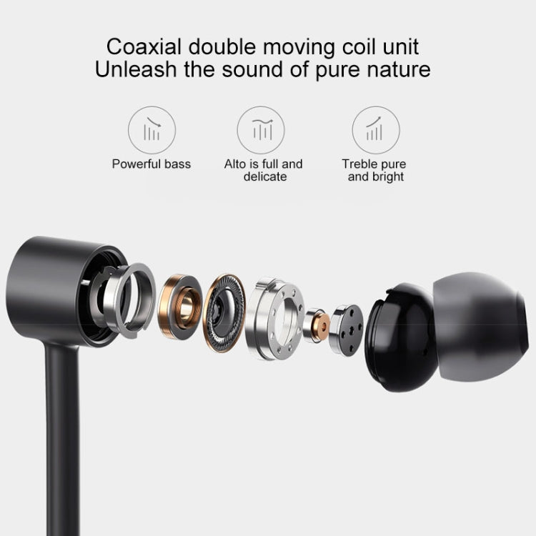 Auriculares Bluetooth con Control de Cable y montados en el cuello Originales Xiaomi gratis admite llamadas HD / asistente de voz (Gris)