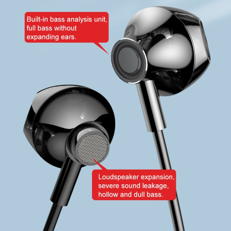 Gallant G20 Écouteurs intra-auriculaires filaires à réglage de tonalité métallique à six cœurs + HIFI (noir)