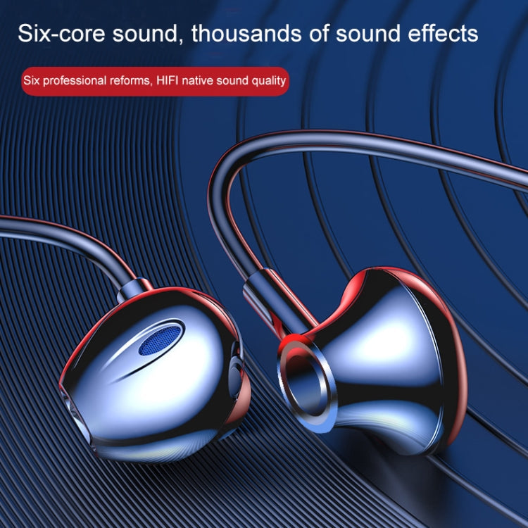 Gallant G20 Écouteurs intra-auriculaires filaires à réglage de tonalité métallique à six cœurs + HIFI (noir)