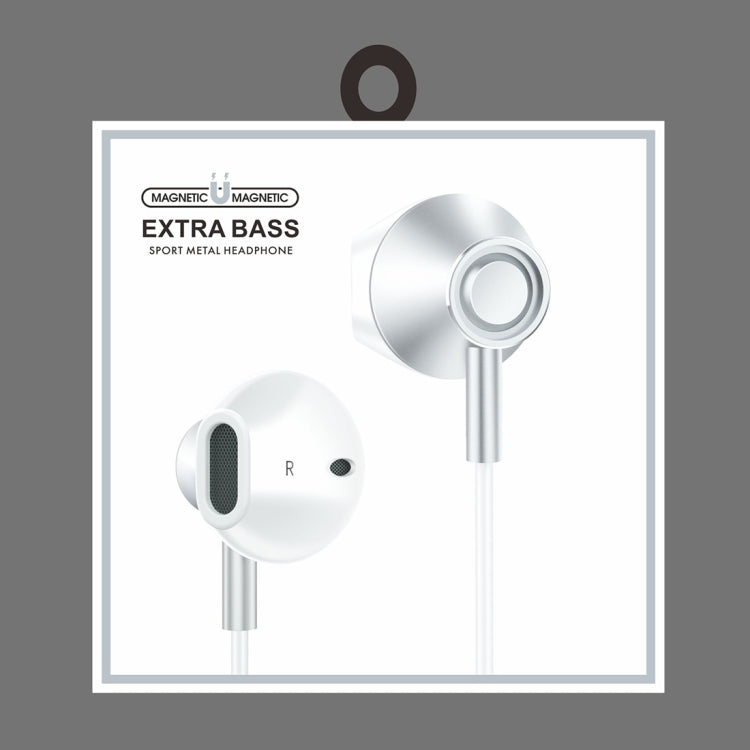 Galante G20 Six-core + HIFI Calidad de Sonido Sintonización de tono de metal Auricular con Cable en la Oreja (Blanco)