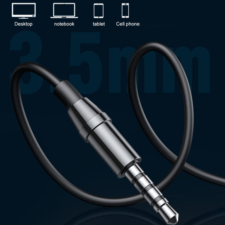 Galante G30 HIFI Calidad de Sonido Ajuste de tono de metal Auriculares con Cable en la Oreja (Negro)