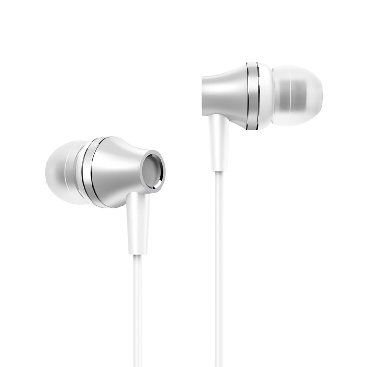 Gallant G30 HIFI Sound Quality Metal Tone Adjustment Wired In-Ear Headphones (White)