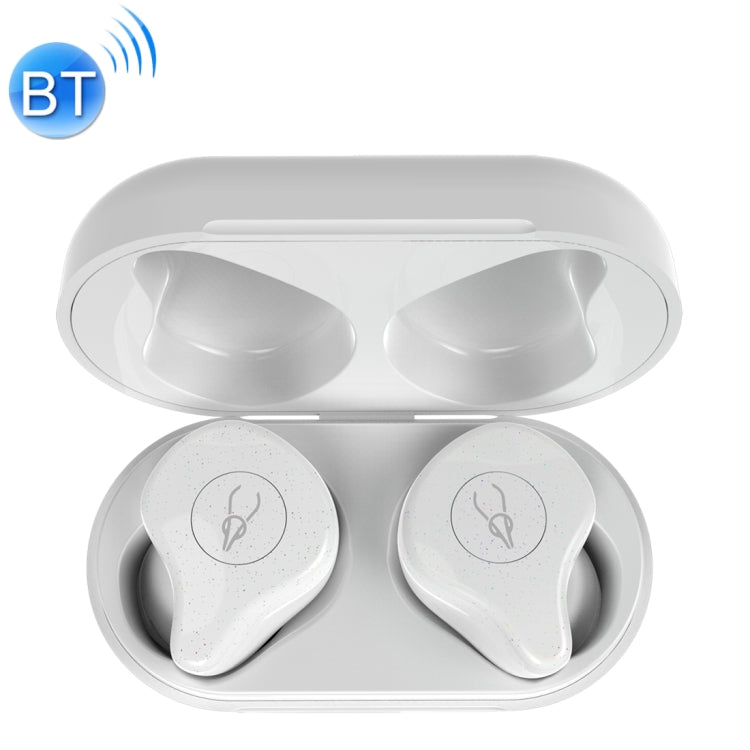 Sabbat X12PRO Mini écouteurs stéréo intra-auriculaires Bluetooth 5.0 avec boîtier de charge pour iPad iPhone Galaxy Huawei Xiaomi LG HTC et autres smartphones (Blanc clair de lune)