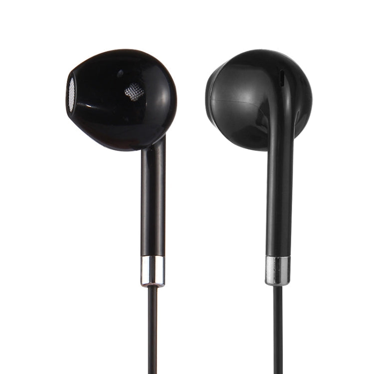 Cuerpo de alambre Negro de 3.5 mm Auriculares en Oreja con Control de línea y Micrófono para iPhone Galaxy Huawei Xiaomi LG HTC y otros Teléfonos Inteligentes (Plata)