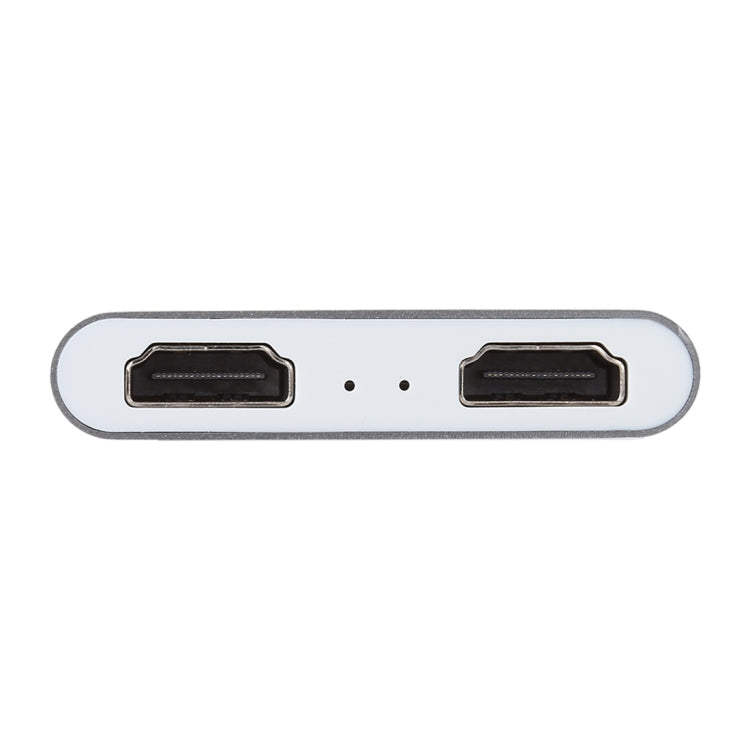 Double sortie d'interface HDMI 4K Ultra HD vers adaptateur USB-C / Type-C