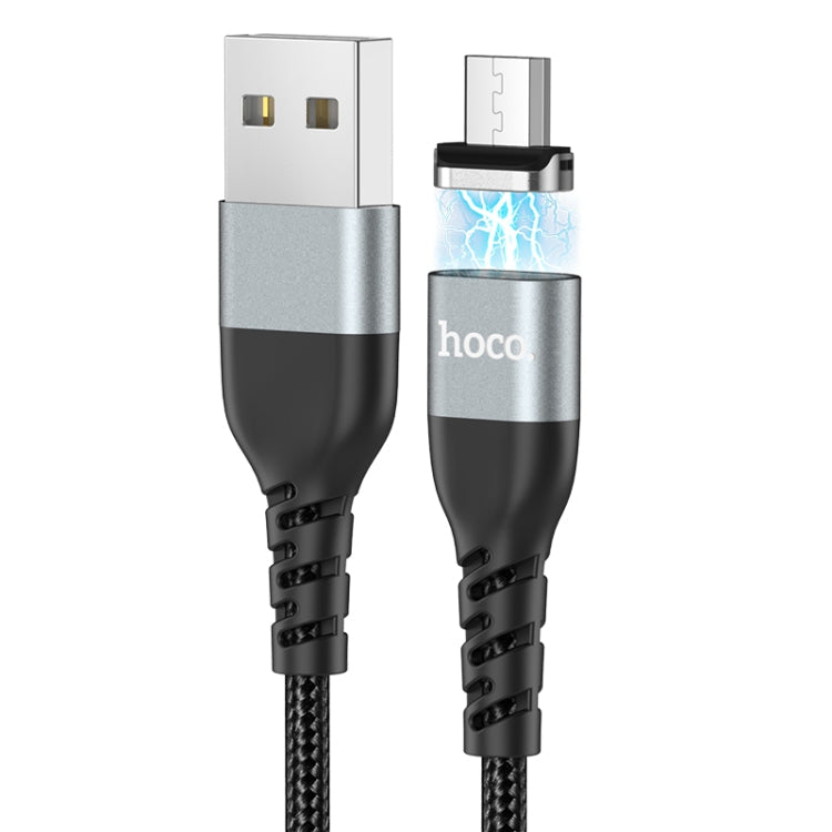Hoco U96 2.4A USB a Micro USB Cable de Datos de Carga Magnética Traveller Longitud del Cable: 1.2m