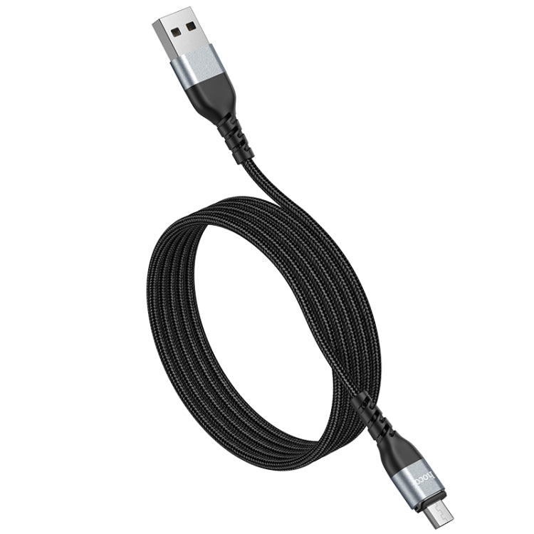 Hoco U96 2.4A USB a Micro USB Cable de Datos de Carga Magnética Traveller Longitud del Cable: 1.2m