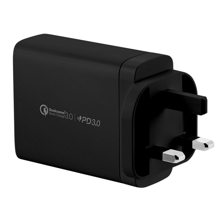 Momax 100W 4-PORT GAN PD Fast Charge Charger Kit UK Plug (Black)