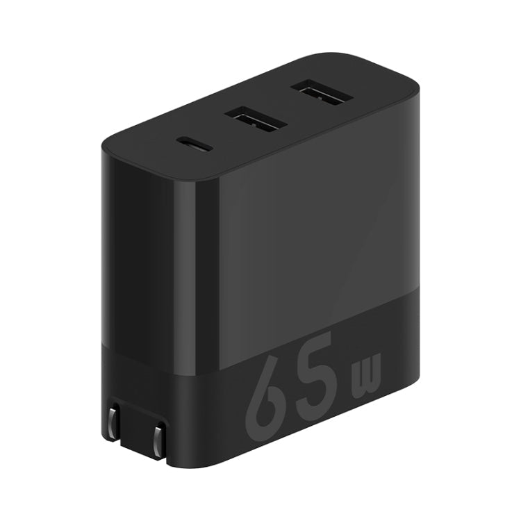 Original Xiaomi ZMI HA835 65W 3-Port Fast Charging Version USB Charger CN Plug (Black)