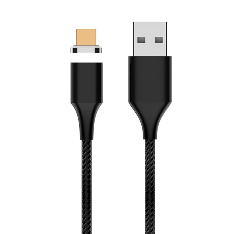 Câble de données magnétique tressé M11 3A USB vers Micro USB Longueur du câble : 1 m (noir)
