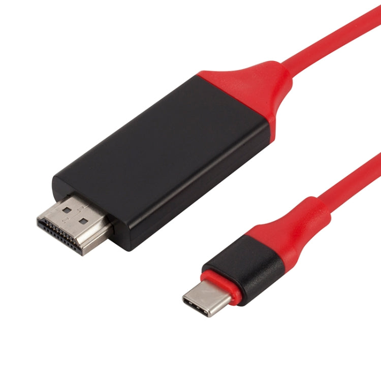 Cable de video de Plástico USB-C / Type-C 3.1 a 4K HD HDMI longitud: 2 m