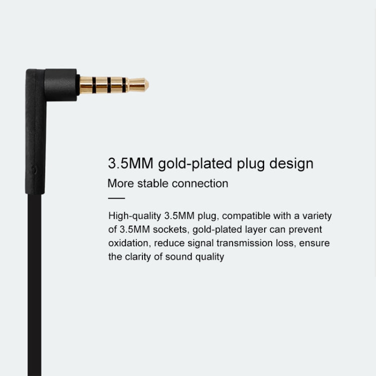 awei ES-70TY TPE In-ear Wire Control Earphone with Mic for iPhone iPad Galaxy Huawei Xiaomi LG HTC and other Smartphones (Black)