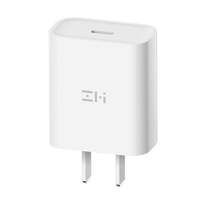 Adaptateur secteur chargeur rapide d'origine Xiaomi ZMI 18W Type-C / USB-C prise US (blanc)