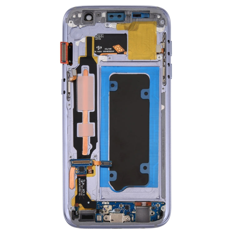 Ecran LCD et Numériseur avec Cadre pour Samsung Galaxy S7 / G930V (Gris)