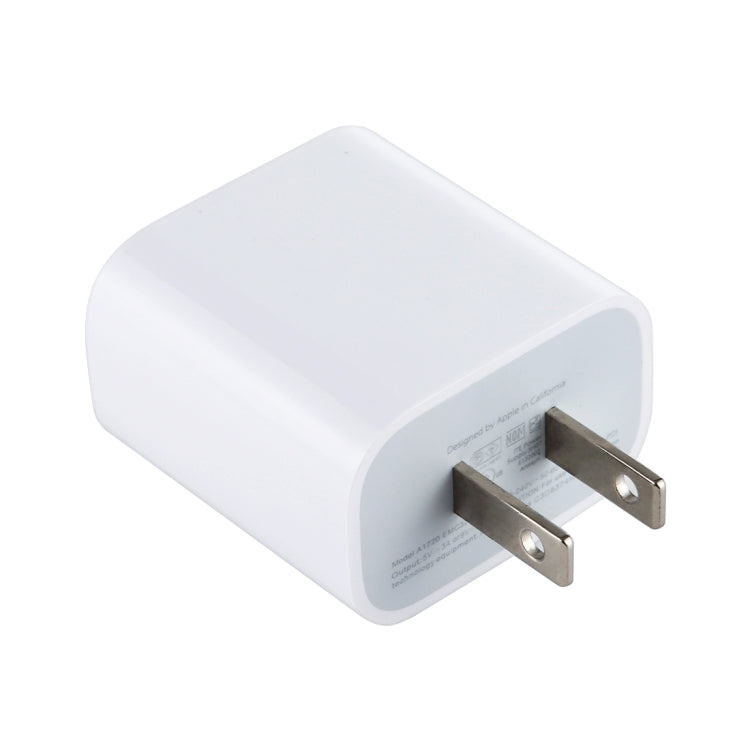 20W Type-C / USB-C PD Adaptateur secteur à charge rapide Prise US (Blanc)