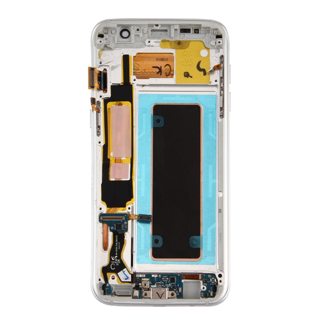 LCD Screen + Touch + Frame (With Parts) Samsung Galaxy S7 Edge G935F Silver