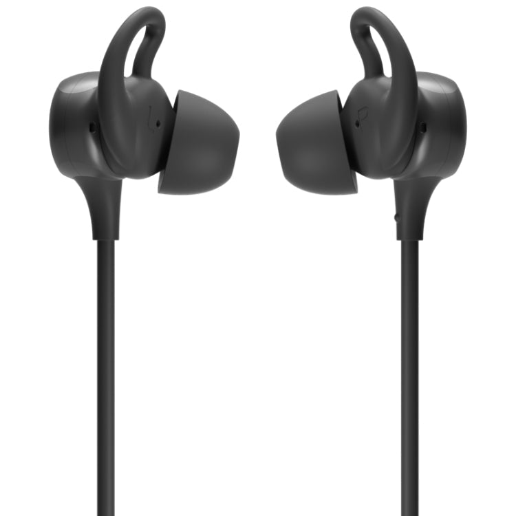 MEIZU EP63NC IPX5 étanche Bluetooth 5.0 sans fil à suppression de bruit Bluetooth écouteur monté sur le cou avec contrôle d'appel filaire et assistant vocal (noir)