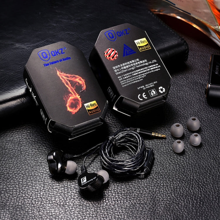 QKZ CK9 HiFi Écouteurs intra-auriculaires de sport à quatre unités (noir)
