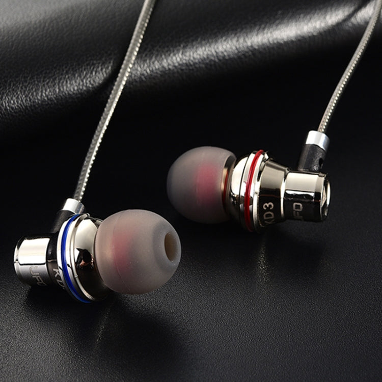 QKZ KD3 Sports Music In-Ear Headphones with Metal Subwoofer Basic Version
