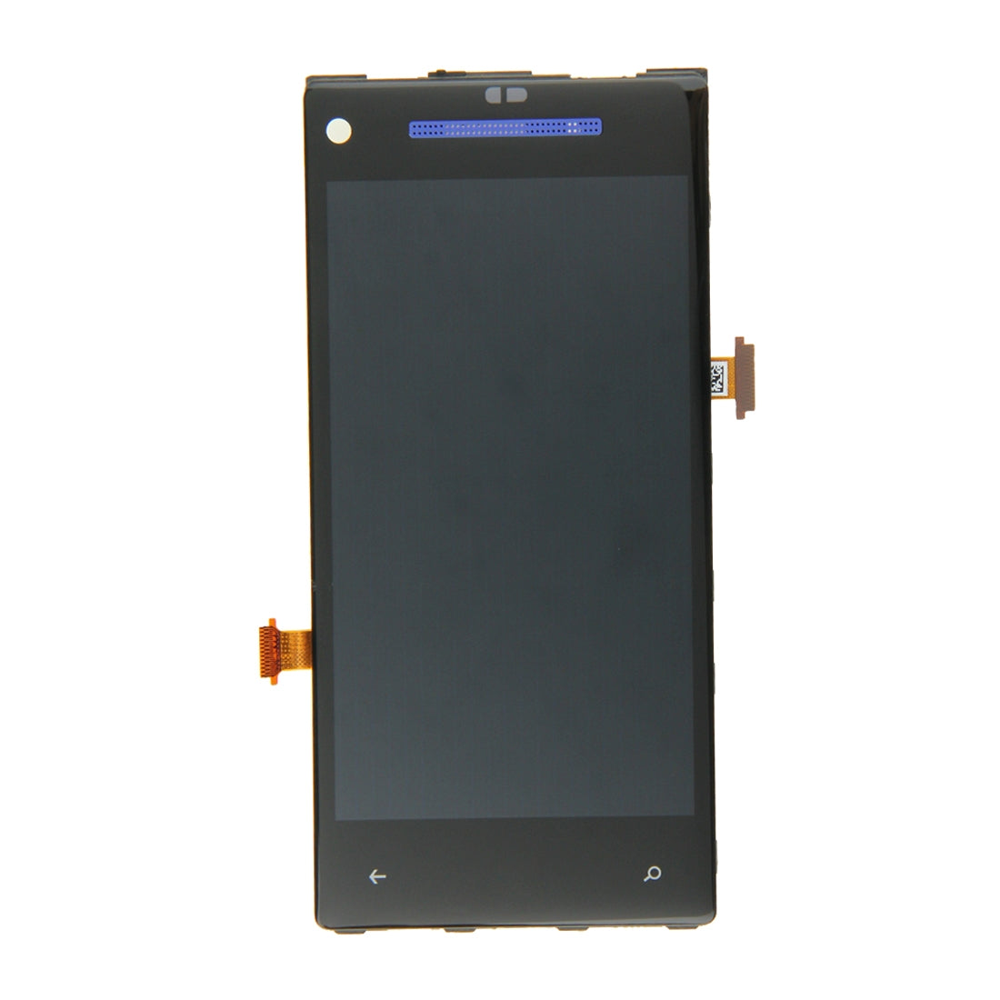 Ecran Complet LCD + Tactile + Châssis HTC 8X Bleu Foncé