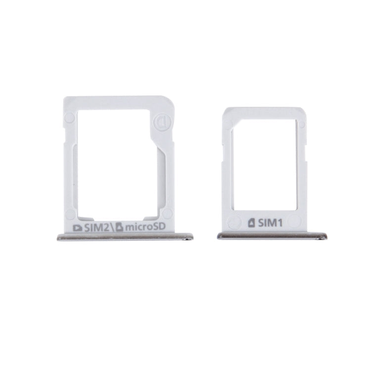Bandeja para Tarjeta SIM + Bandeja para Tarjeta Micro SD / SIM para Samsung Galaxy E5 (Versión Dual SIM) (Plata)