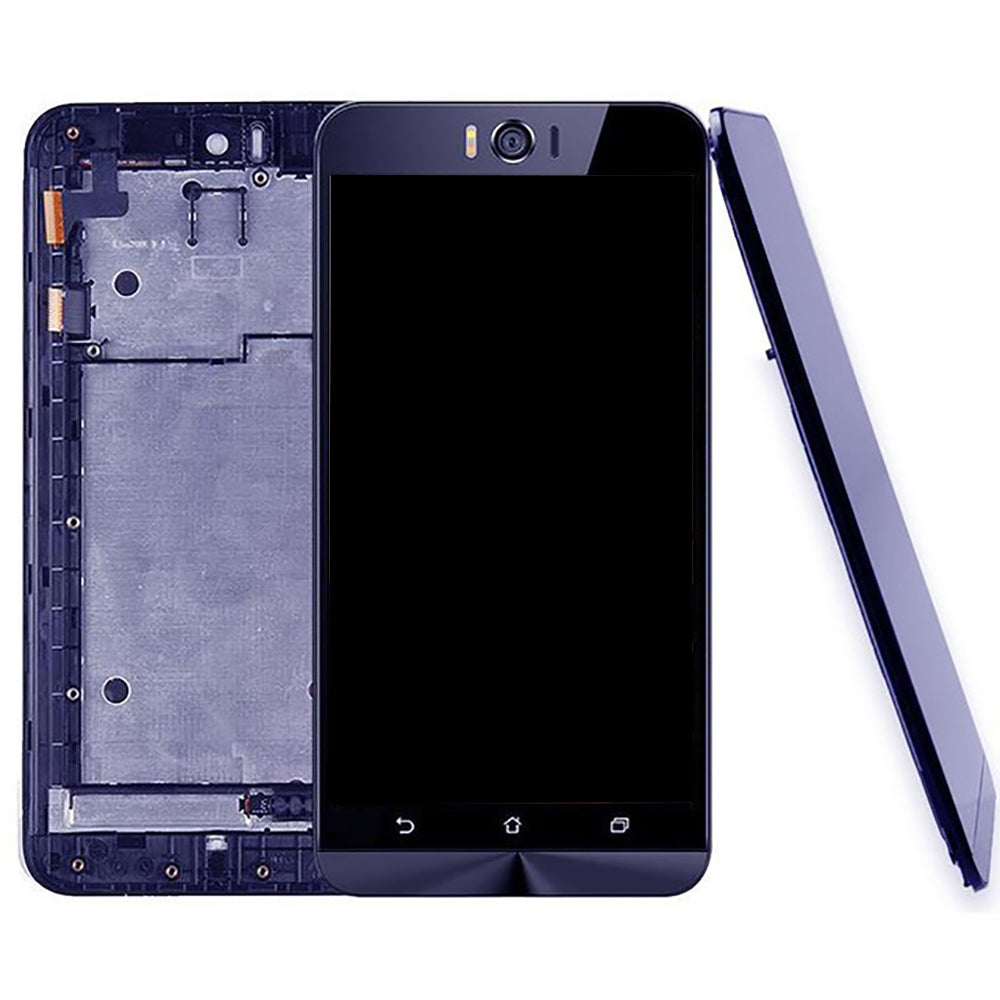 Ecran complet LCD + Tactile + Châssis Asus Zenfone Selfie ZD551KL Z00UD Noir