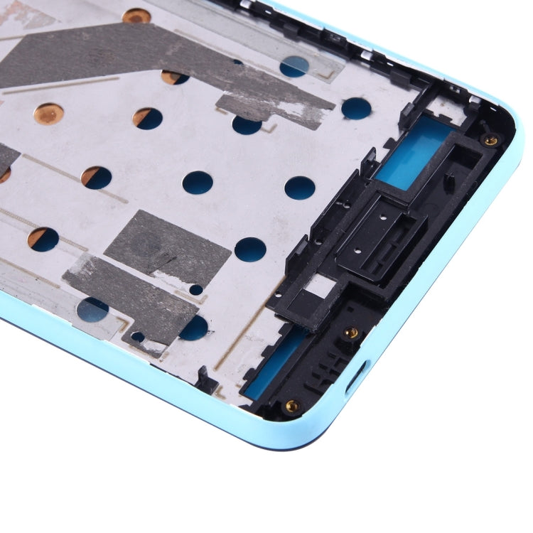 Couvercle complet du boîtier (plaque de lunette du cadre LCD du boîtier avant + couvercle arrière) pour HTC Desire 826 (bleu)