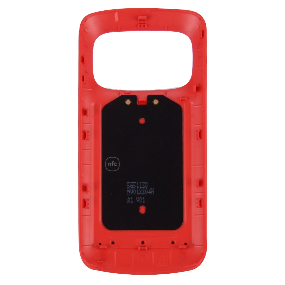 Tapa Bateria Back Cover Nokia 808 Rojo