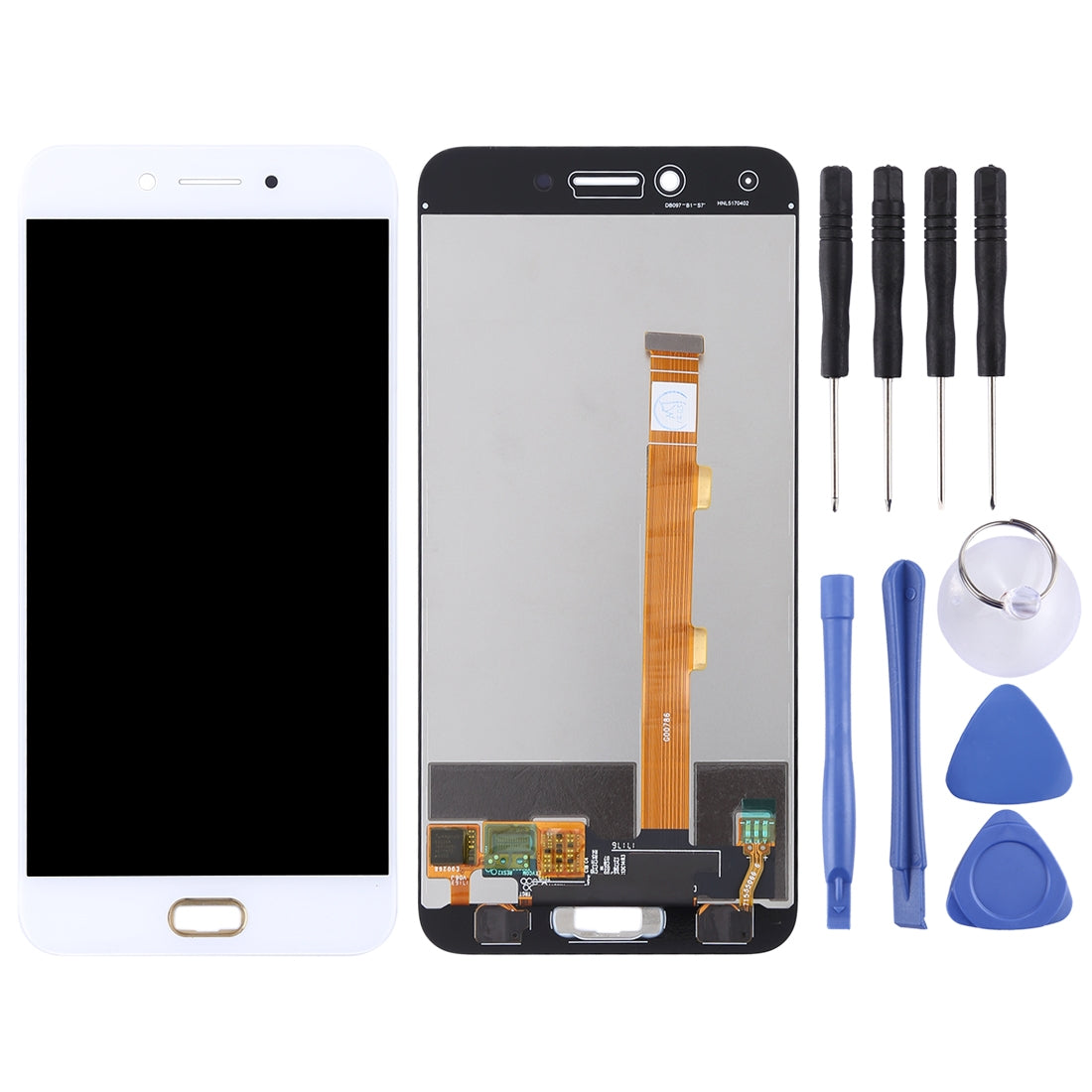LCD Screen + Digitizer Touch Oppo A77 White