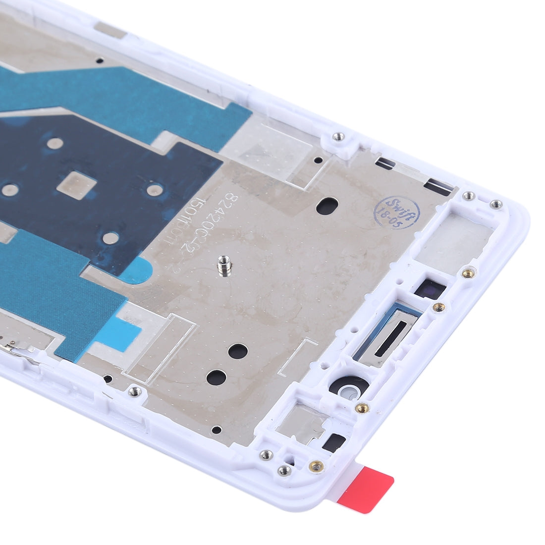 Ecran Complet LCD + Tactile + Châssis (Version TFT) Oppo R7 Blanc