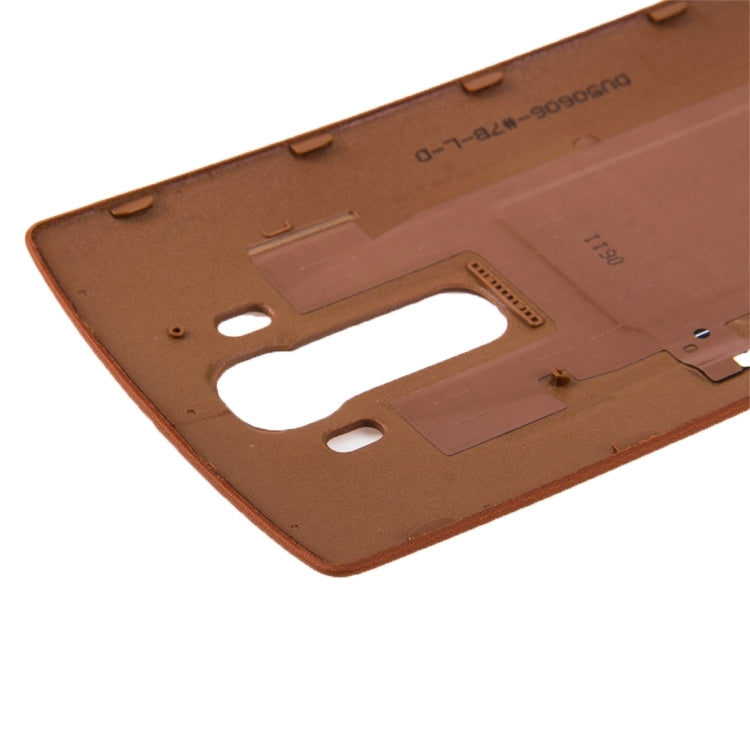 Coque Arrière avec Adhésif NFC LG G4 (Marron)