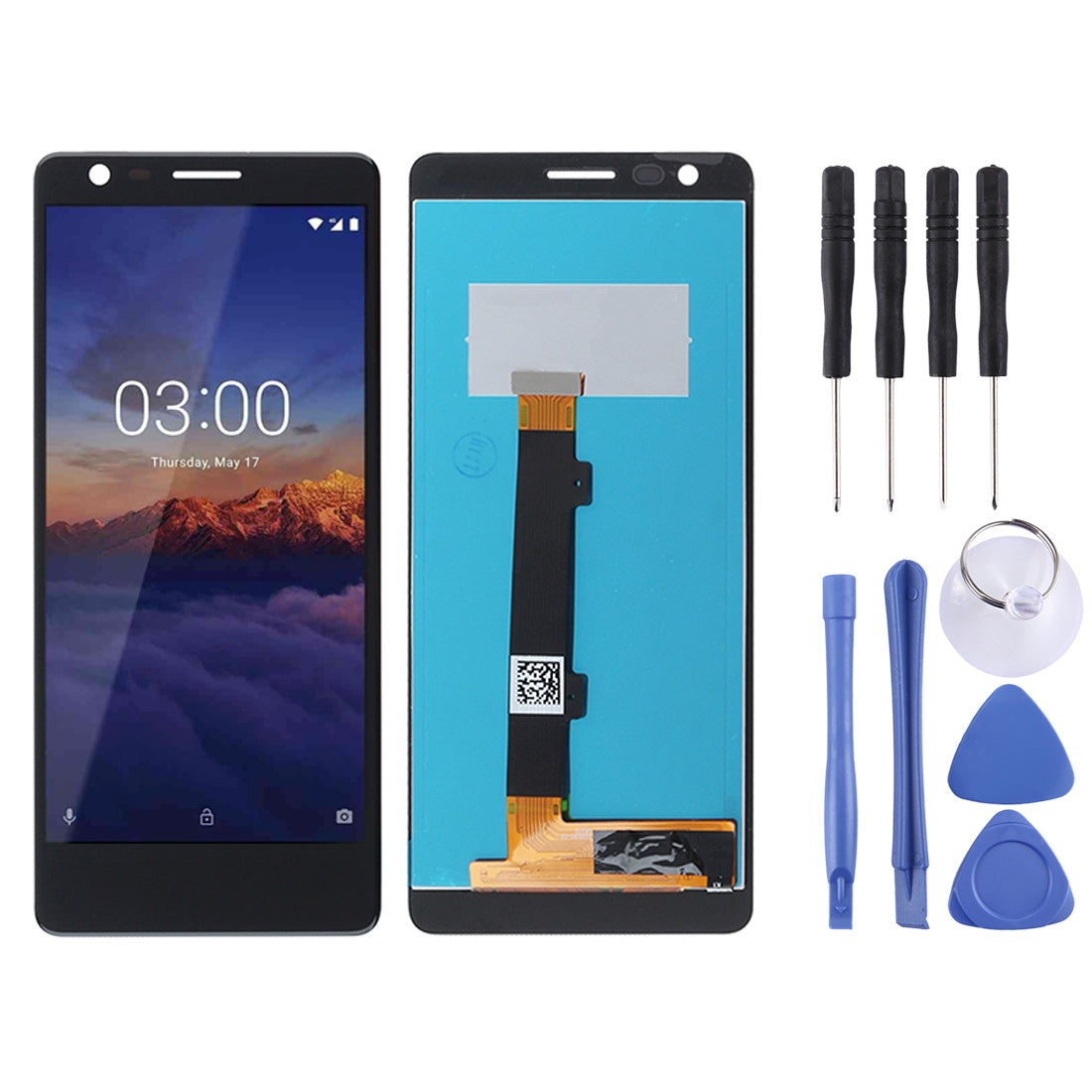 LCD Screen + Digitizer Touch Nokia 3.1 Black