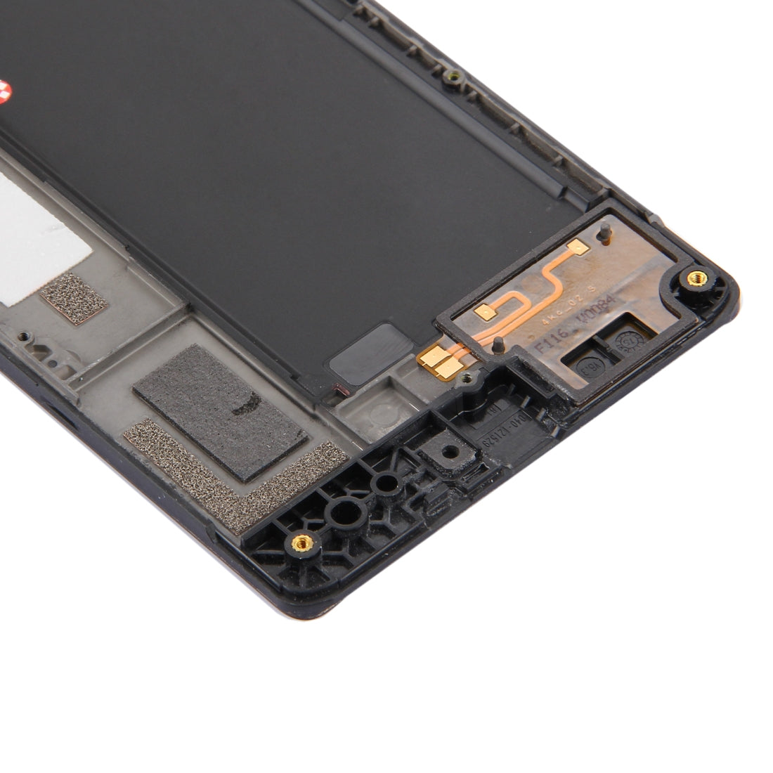 Ecran Complet LCD + Tactile + Châssis Nokia Lumia 735 Noir