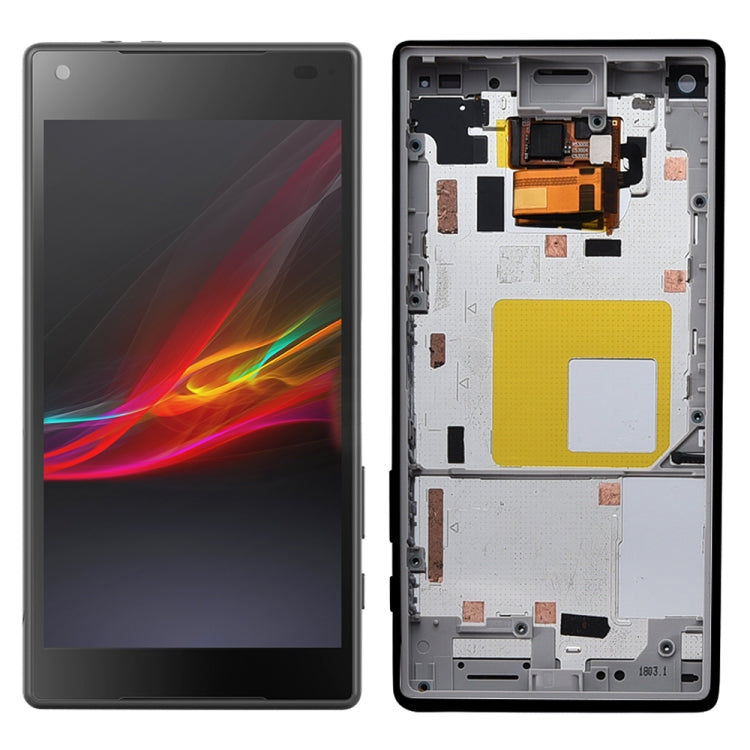 Montaje Completo de Pantalla LCD y Digitalizador con Marco Para Sony Xperia Z5 Compact / E5803 / E5823 / Z5 Mini (Negro)