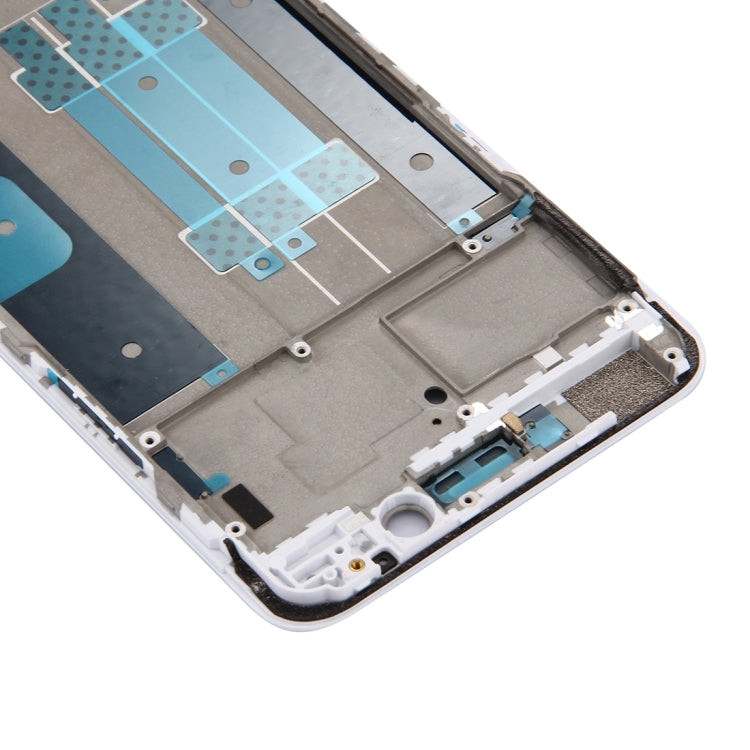 Placa de Bisel de Marco LCD de Carcasa Frontal Para Oppo R9s Plus (Blanco)