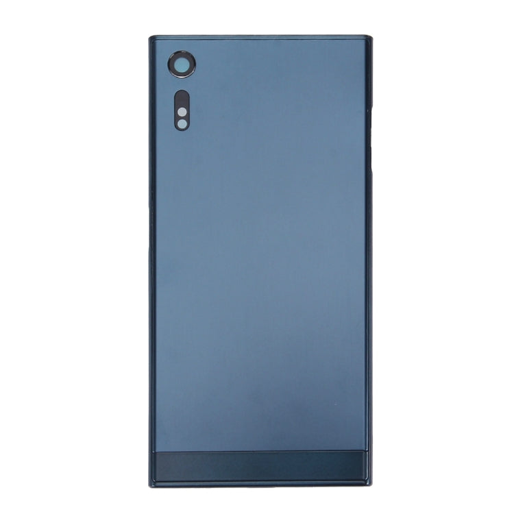 Battery Back Cover + Rear Bottom Battery Cover + Center Frame For Sony Xperia XZ (Dark Blue)