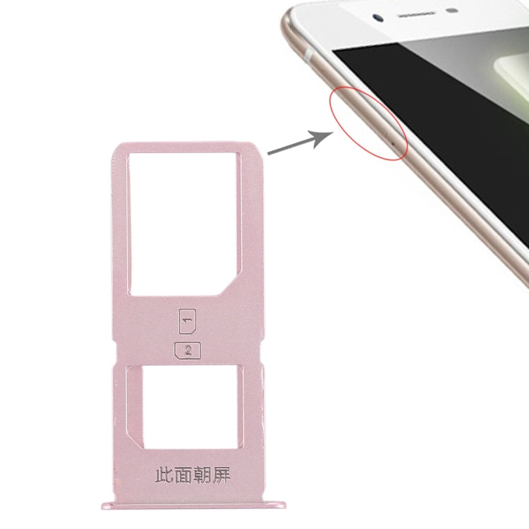 2 x plateau de carte SIM pour Vivo X6S Plus (or rose)