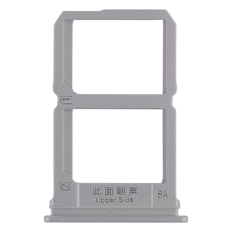 2 x plateau de carte SIM pour Vivo X9 (gris)