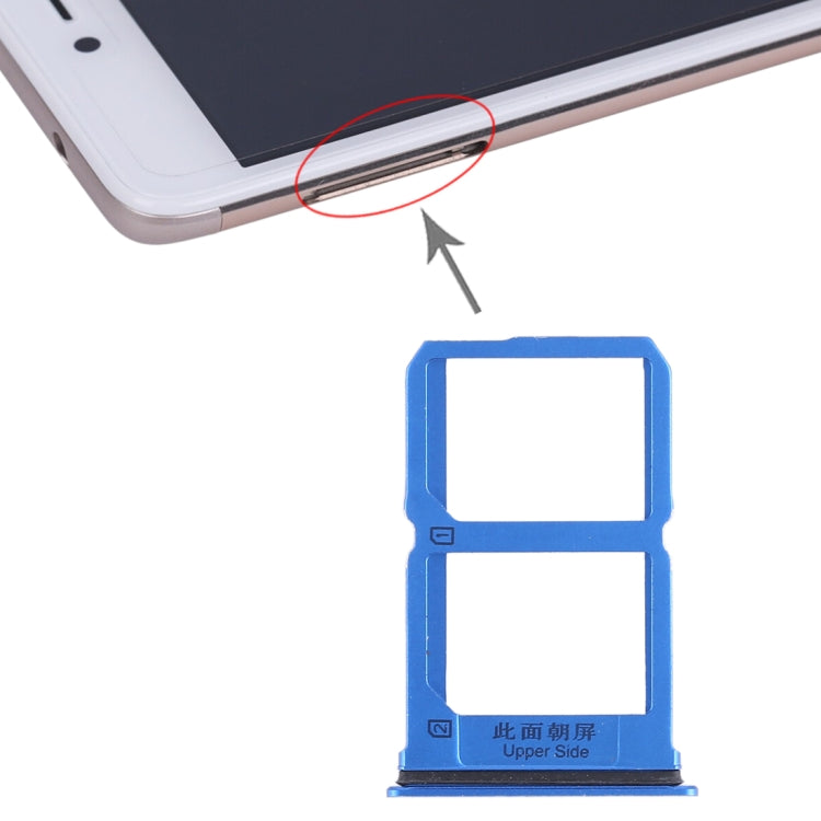 2 x SIM Card Tray For Vivo X9 (Blue)