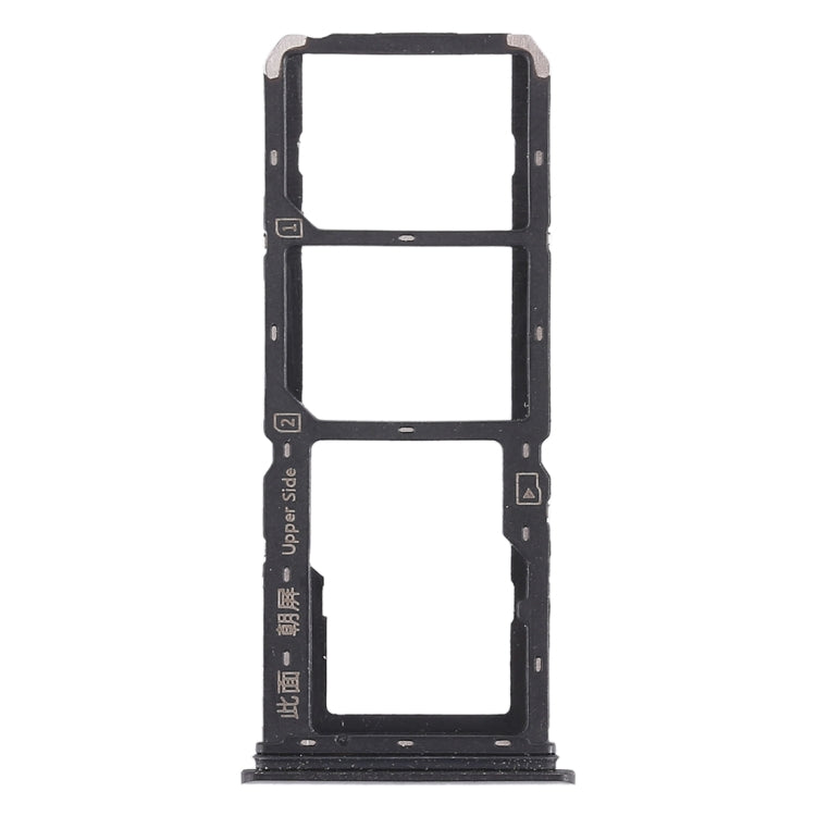 2 x SIM Card Tray + Micro SD Card Tray for Vivo Y83 (Black)