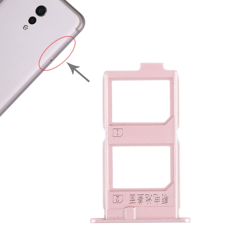 2 x plateau de carte SIM pour Vivo Xplay6 (or rose)